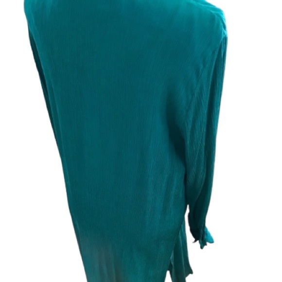 Dana Buchman  size 10 emerald green 2 pc duster & tank - Picture 4 of 15
